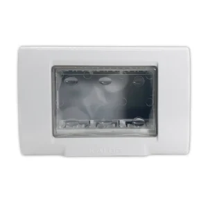 caja sigma de 3 modulos con membrana IP55, kalop, modelo KL42413