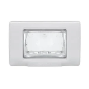 tapa sigma de 3 modulos con membrana IP55, kalop, modelo KL42403