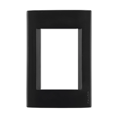 tapa civil, color negro, de 3 modulos, kalop tapa civil, color negro, de 3 modulos, kalop, modelo KS40711