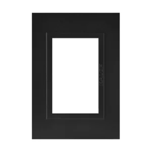 tapa zen metals, negro mate, 3 modulos, kalop, modelo KS41534