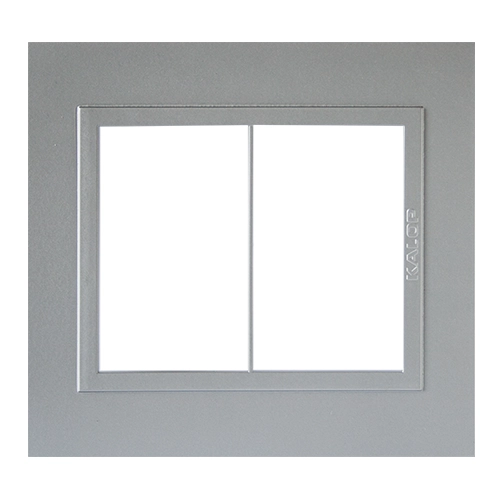 tapa zen metals, plata, 6 modulos, kalop tapa zen metals, plata, 6 modulos, kalop, modelo KS41520